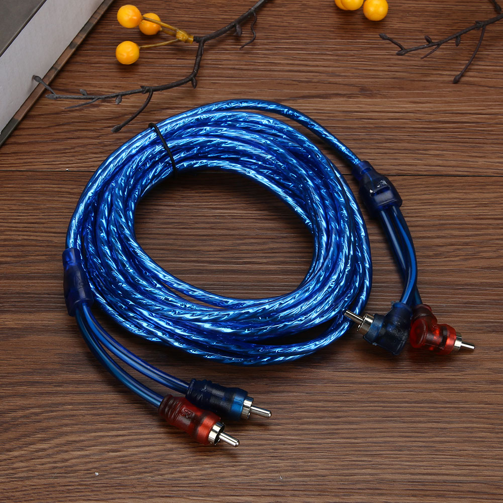 Car Styling 5m RCA Interconnec - Audio Jumper Wire 评论和价格