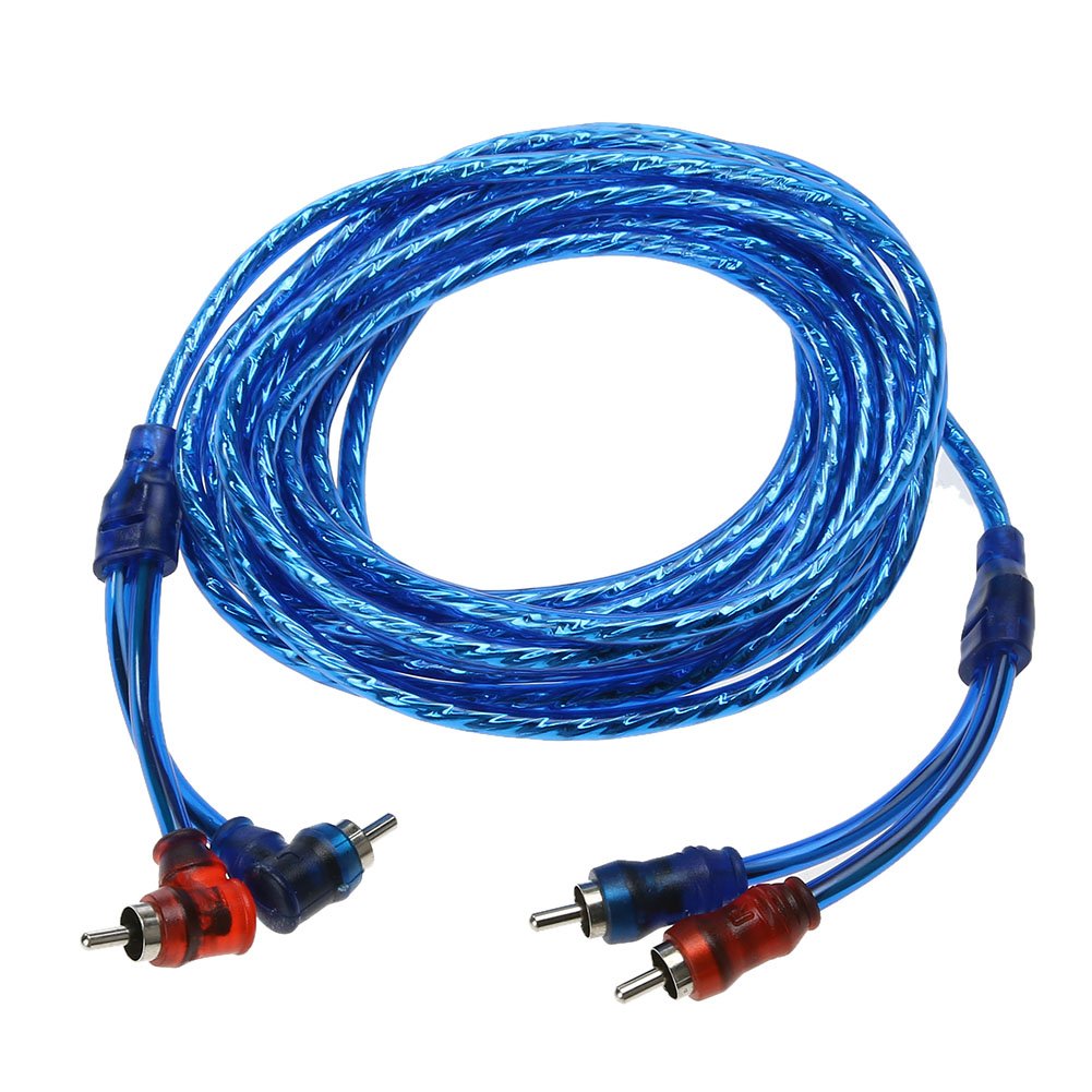 Car Styling 5m RCA Interconnec - Audio Jumper Wire 评论和价格