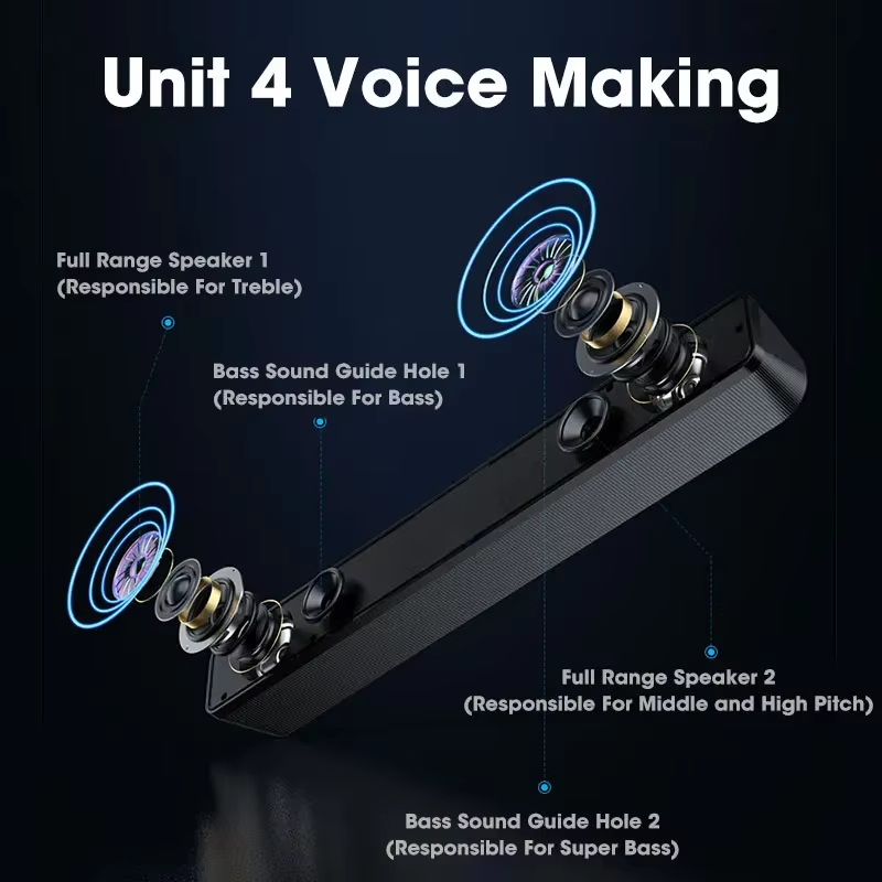 Bluetooth 5.0 4D Surround Soun - Full Range Speaker 评论和价格
