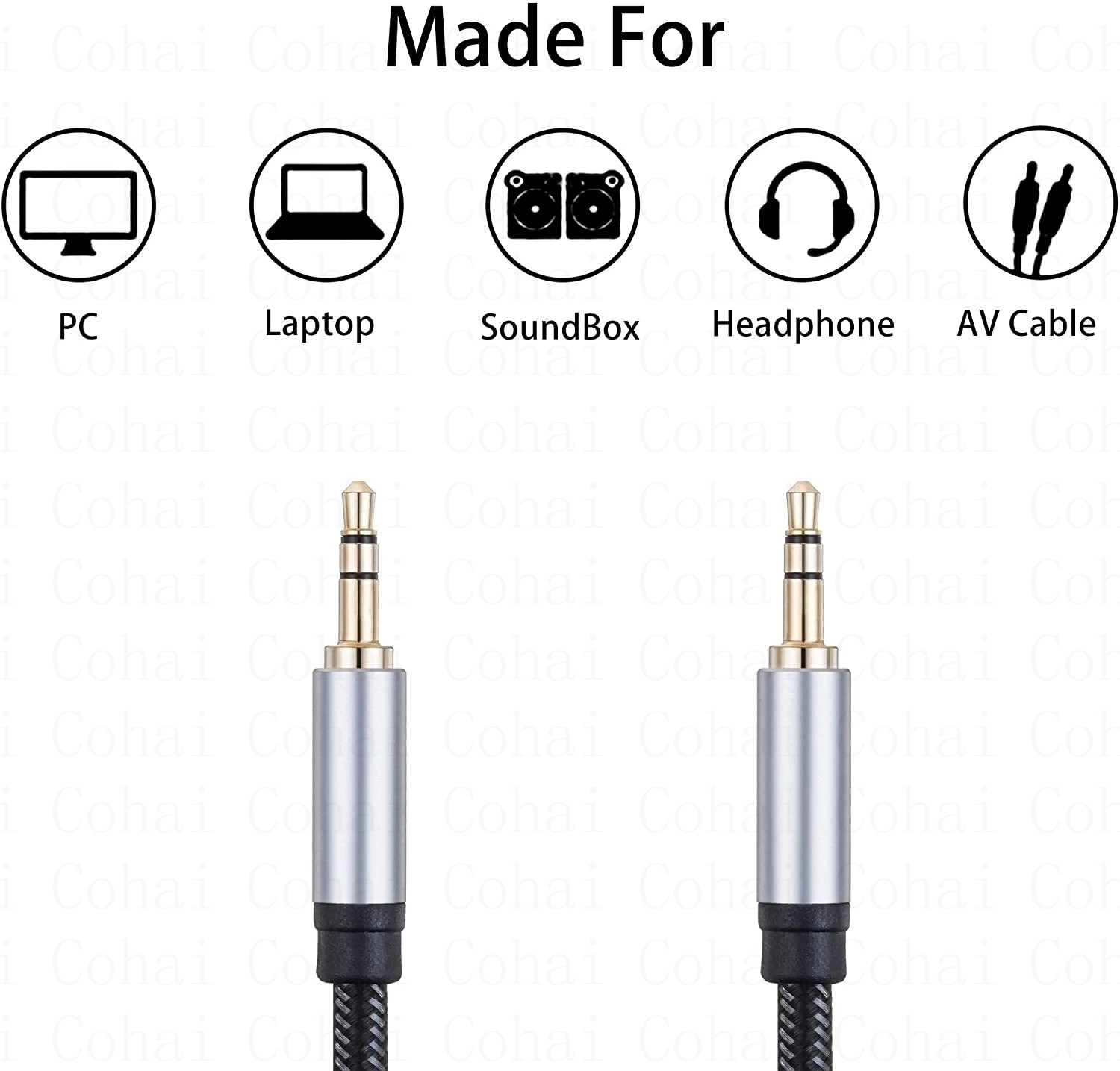 3.5mm Jack Audio Cable Jack 3. - Audio Jumper Wire 评论和价格