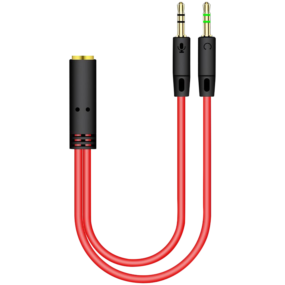 3.5mm Jack 2 Male To 1 Female  - Audio Jumper Wire 评论和价格