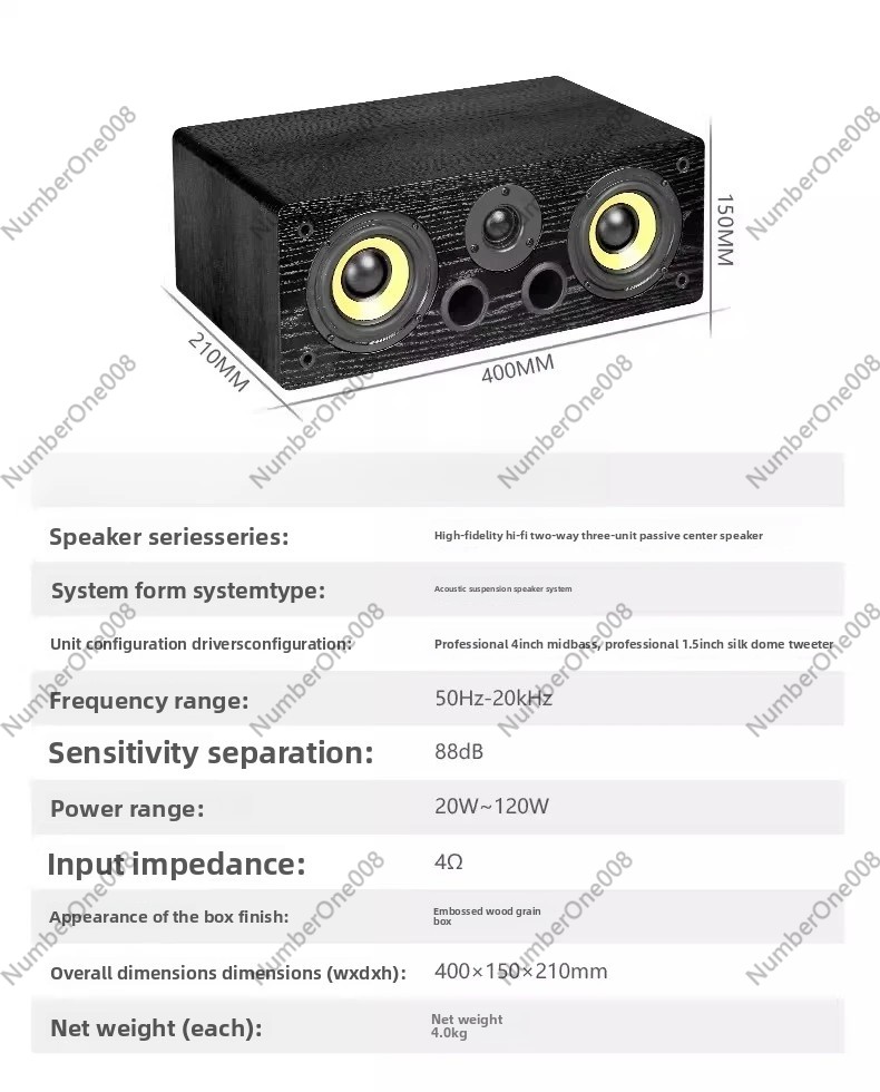 4-inch Passive Center Speaker  - Speaker Crossover 评论和价格